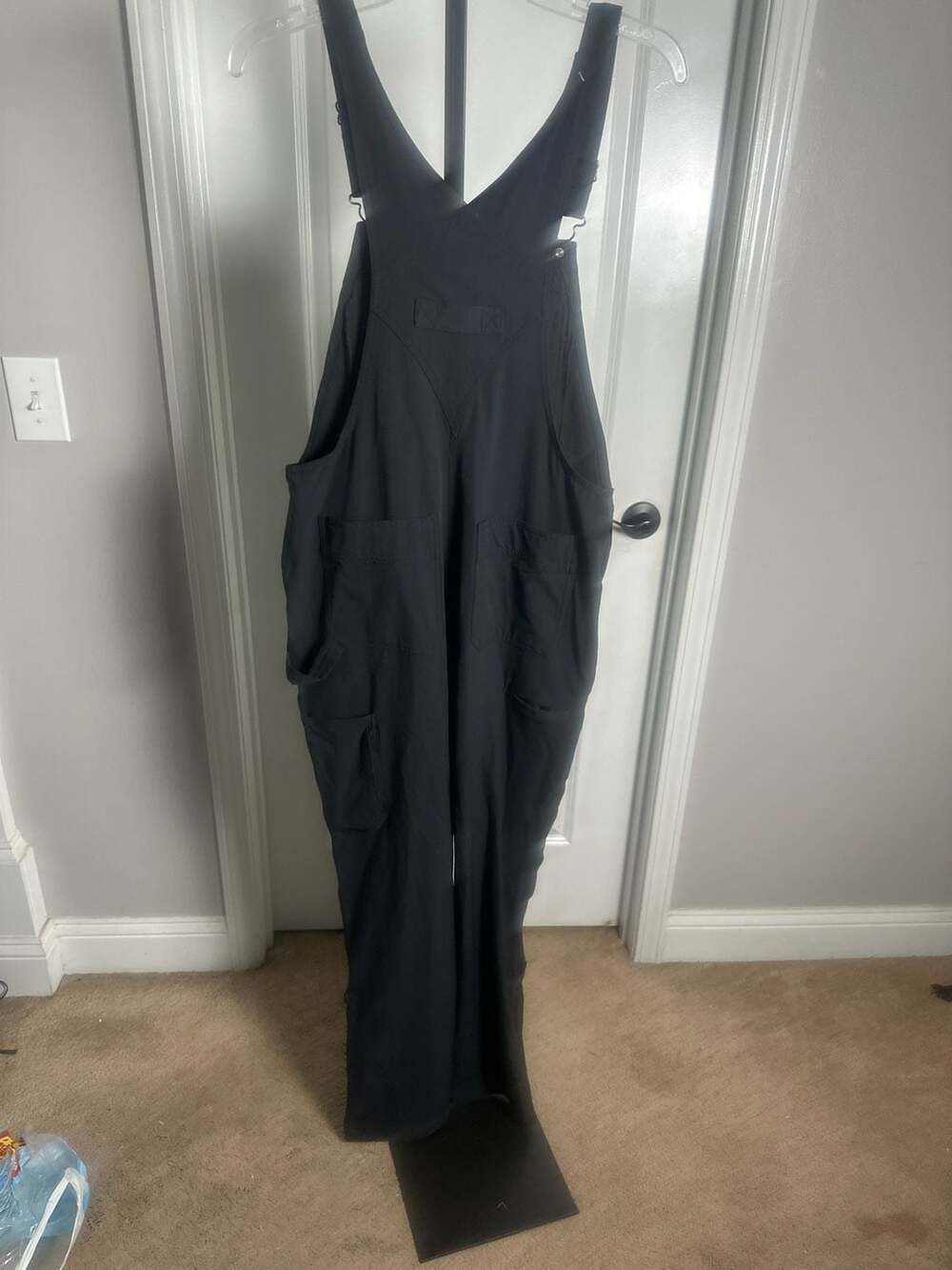 Duluth Trading Co Women's Heirloom Gardening Bib Overalls Black Size S Long#285 - Picture 5 of 6